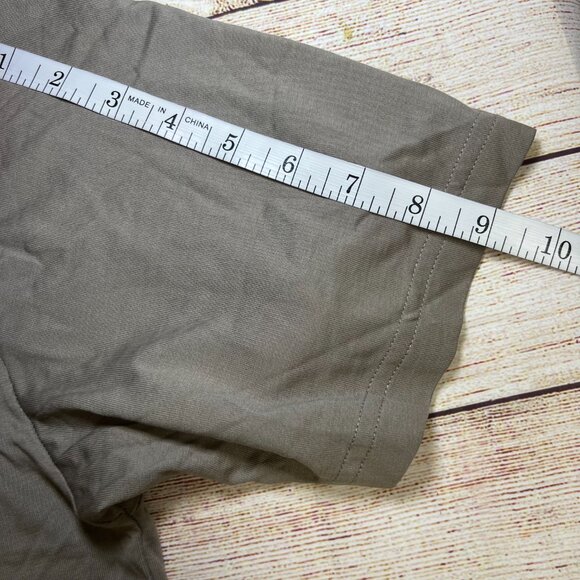 Travis Mathew Gray White Stripe Golf Polo Shirt Performance Men's Large - Picture 5 of 14